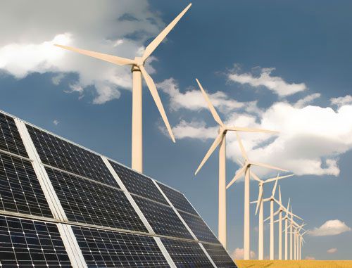 H1風能和太陽能發(fā)電量占全球總發(fā)電量10%